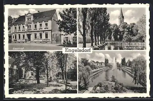 AK Engelsdorf / Sachsen, Gasthof Goldner Stern, Bes. Albin Dietze