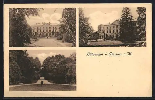 AK Dassow i. M., Schloss Lütgenhof, Mehrfachansicht