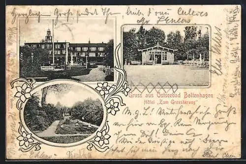 AK Boltenhagen, Hotel zum Grossherzog mit Anlagen