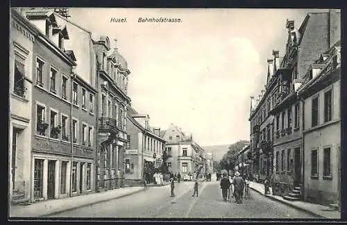 AK Kusel, Geschäft von Julius Hoffmann in der Bahnhofstrasse