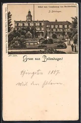 AK Boltenhagen, Hotel zum Grossherzog von Mecklenburg
