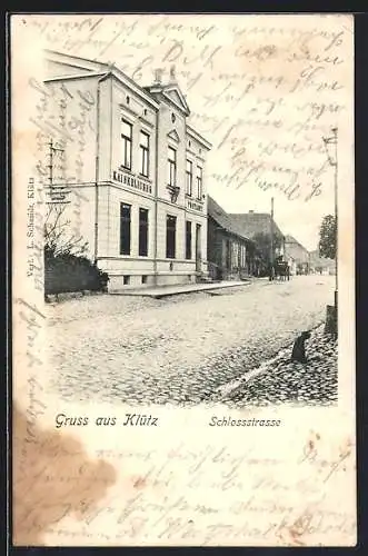 AK Klütz, Kaiserliches Postamt in der Schlossstrasse