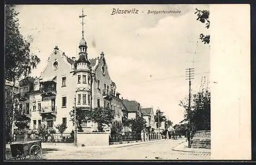 AK Dresden-Blasewitz, Berggartenstrasse Ecke Striesener Strasse