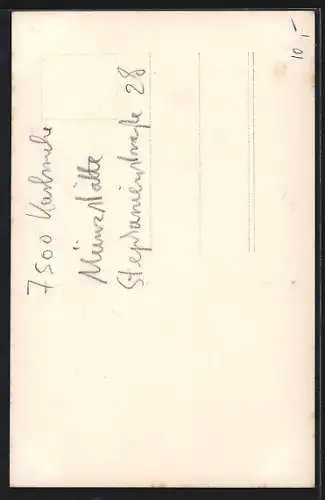 Foto-AK Karlsruhe, Münzstätte in der Stephanienstrasse 28