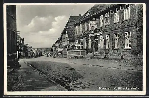 AK Dassow i. M., Hotel Callies, Lübeckerstrasse