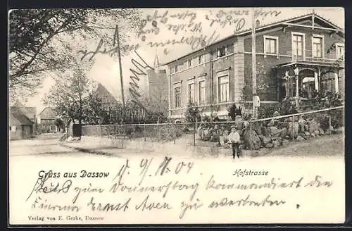 AK Dassow, Wohnhaus an der Hofstrasse