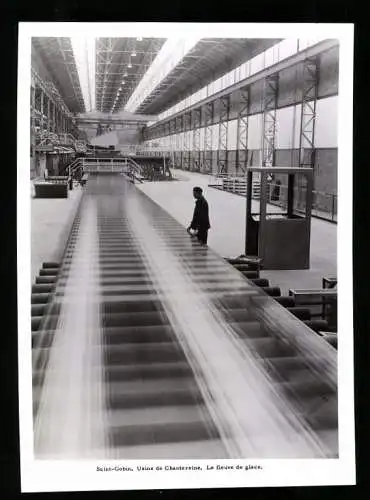 Fotografie Ansicht Thourotte, Glasfabrik Saint-Gobain, Usine de Chantereine (Oise), Glasherstellung