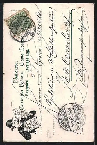 AK Zwerge beobachten Osterhasen im Wald