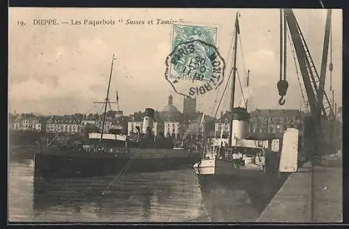 AK Dieppe, Le Paquebot Sussex