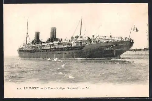 AK Le Transatlantique La Savoie