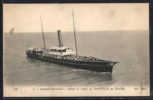 AK Augustin-Normand faisant le trajet de Trouville au Havre