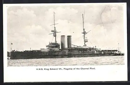 AK HMS King Edward VII., Flagship of the Channel Fleet