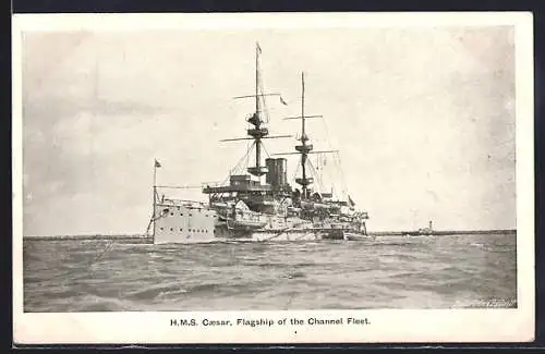 AK HMS Caesar, Flagship of the Channel Fleet