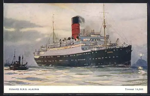 AK Cunard RMS Alaunia