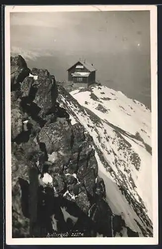 AK Kellerjochhütte, Berghütte mit Panorama