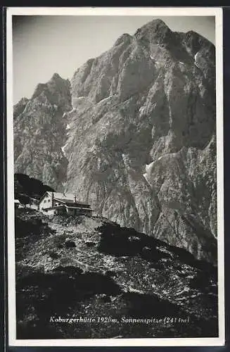 AK Koburgerhütte, Berghütte mit Sonnenspitze