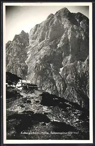 AK Koburgerhütte, Berghütte mit Sonnenspitze