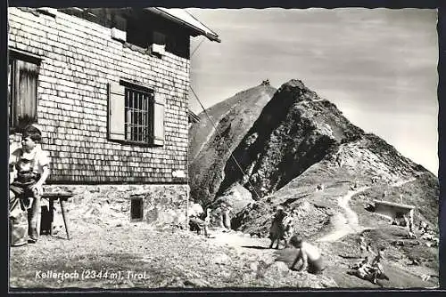 AK Kellerjochhütte, Berghütte mit Panorama