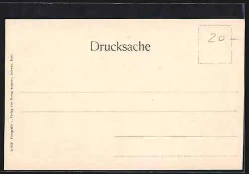 AK Berghütte mit Panorama