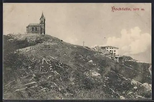 AK Hochfellnhaus, Berghütte im Bayer. Chiemgau