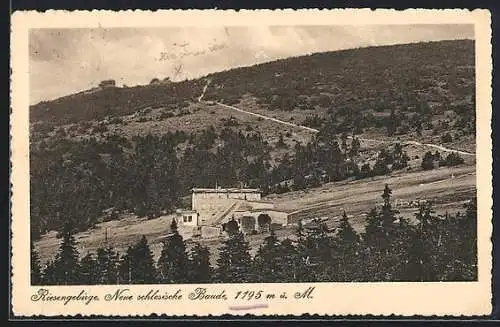 AK Neue schlesische Baude, Berghütte im Riesengebirge