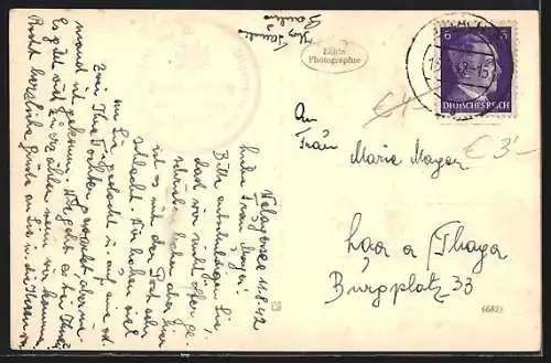 AK Eduard Pichlhütte, Berghütte am Wolajersee gegen das Biegengebirge