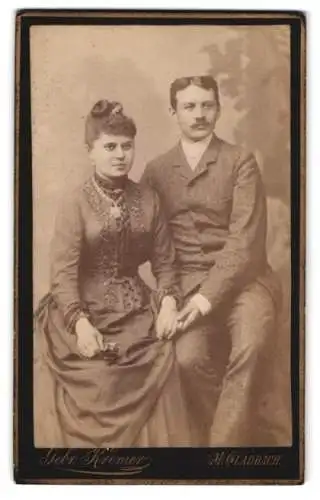 Fotografie Gebr. Kremer, M. Gladbach, Crefelder-Str. 88, Elegantes Paar