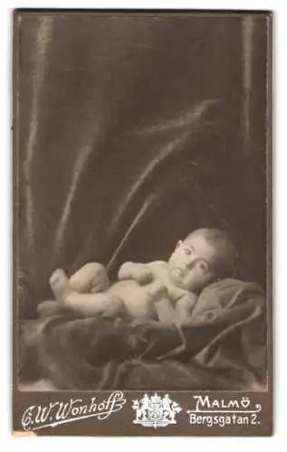 Fotografie E.W. Wonhoff, Malmö, Bergsgatan 2, Trudchen als Baby