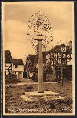 AK Ewhurst, The Village Sign