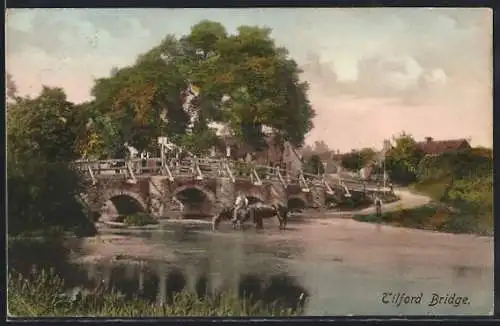 AK Tilford, Bridge with Watering Horses