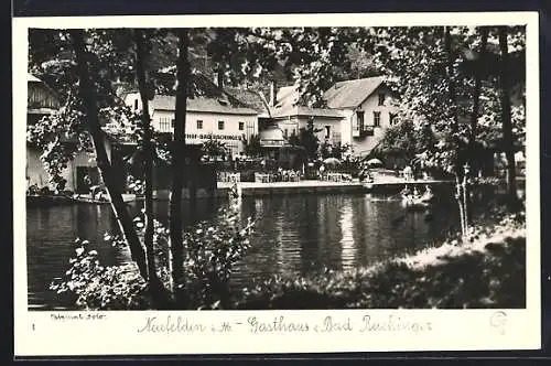 AK Neufelden i. M., Gasthaus u. Bad Rachinger