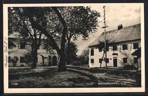 AK Niederkappel, Ortspartie mit Handlung