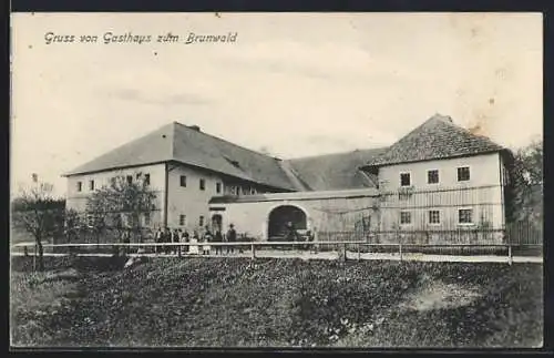 AK Bad Leonfelden, Gasthaus zum Brunwald