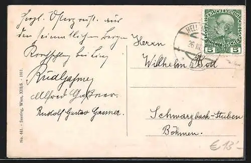 AK Kirchschlag bei Linz, Gasthof von Hans Rappl