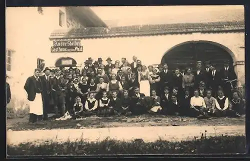 Foto-AK Vorderweissenbach, Brunnwald, Gasthaus zum grünen Wald von Andre Stoiber