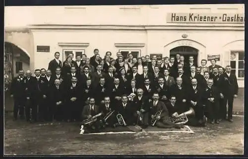 Foto-AK Sieghartskirchen, Öpping, Gasthaus Hans Krieger