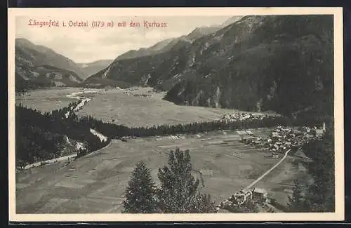 AK Längenfeld i. Oetztal, Teilansicht mit dem Kurhaus