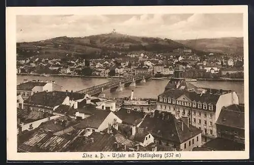AK Linz a. D., Urfahr mit Pöstlingberg