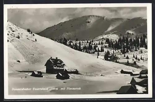 AK Donnersbachwald, Donnersbacher Tauernhaus mit Plannereck