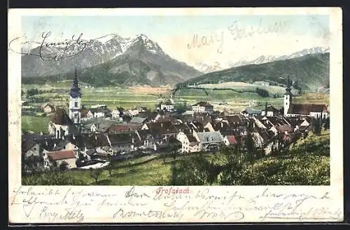 AK Trofaiach, Teilansicht mit Kirche