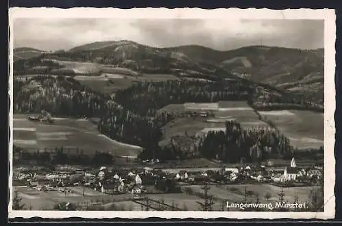 AK Langenwang /Mürztal, Teilansicht mit Kirche