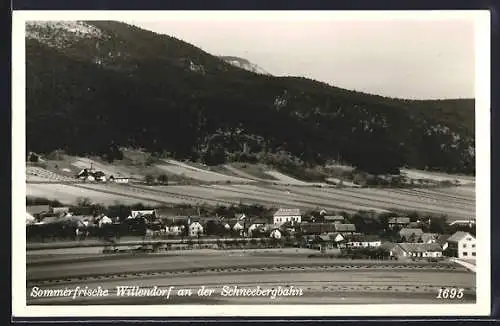 AK Willendorf a.d. Schneebergbahn, Ortsansicht