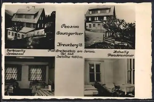 AK Breitenstein am Semm., Pension Baumgartner, Kreuzberg 15