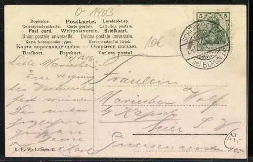 AK Birkenwerder bei Berlin, Hotel und Pensionat Kurgarten, Inh. Rudolf Schüler