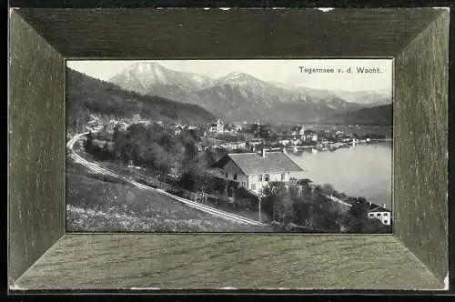 AK Tegernsee, Ortsansicht v. d. Wacht