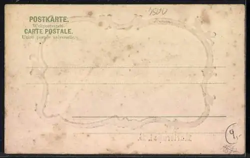 AK Karlsruhe i. B., Schloss mit Anlage