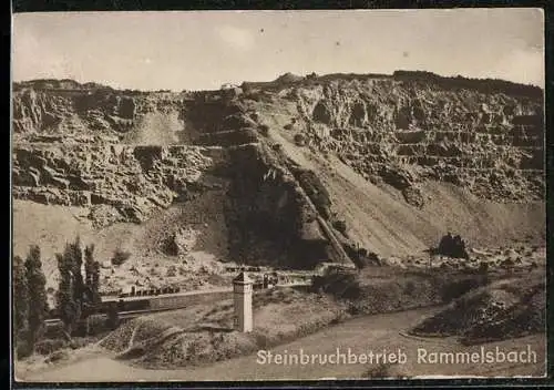 AK Rammelsbach, Steinbruchbetrieb, Totalansicht