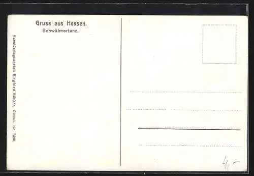 AK Schwälmertanz in hessischer Tracht