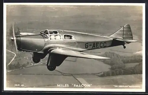 AK Flugzeug vom Typ Miles Falcon