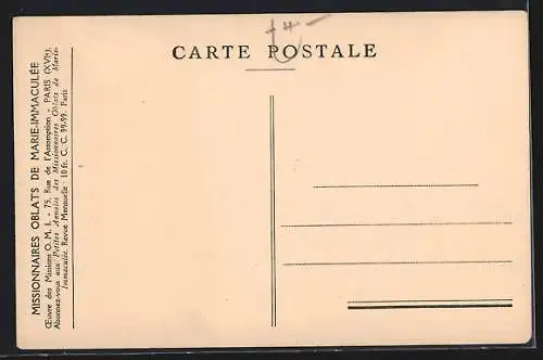 AK Missions du Sud-Afrique, Le vieux Missionaire instruisant le vieux mosuto